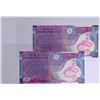 Image 2 : 2014, HKG $10, ZT77717/ 777171, 2 pcs of fancy S/N,UNC