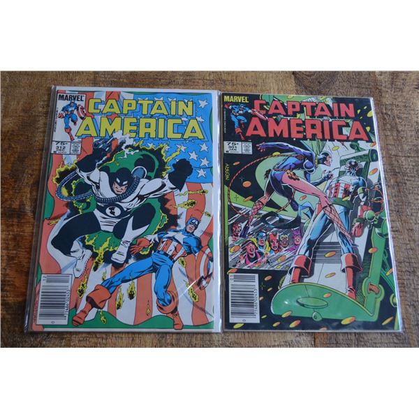 Captain America 301 312 Canadian Newsstand