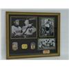 Image 1 : Framed baseball memorabilia