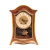 Image 1 : Mahogany marquetry inlaid bracket clock