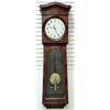 Image 1 : Seth Thomas jewelers clock in flame mahogany case.