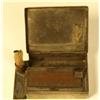 Image 2 : Early Americana pewter hinge and lidded desk