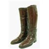 Image 1 : One pair 19th century brown leather boots