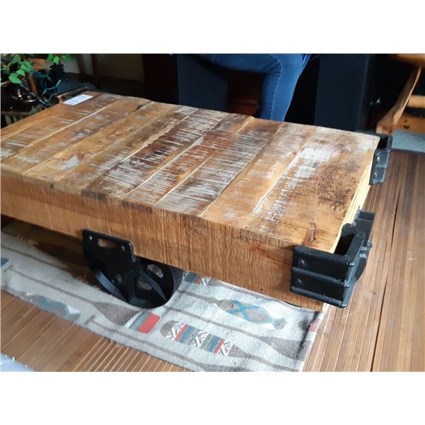 Industrial Cart Coffee Table C