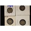 4 ASSORTED SILVER MERCURY DIMES: 1916-S, 1917,