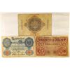 3 GERMAN BILLS: 1908, 1914 & 1918 ALL 20 MARKS