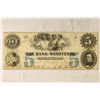 Image 1 : 1854 THE BANK WASHTENAW $5 OBSOLETE BANK NOTE