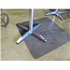 Image 3 : Textured Steel Outdoor Table w/ Pedestal Base 28"x28"x29"H