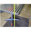Image 6 : Textured Steel Outdoor Table w/ Pedestal Base 28"x28"x29"H