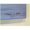 Image 4 : Large 3 Panel Kailua Sunset Artwork Signed by Kristie Kosmides - Each Panel 5'x5'