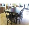 Image 13 : RH Restoration Hardware Wooden Table 72"x40"x42"H & 6 Stools  20"x17"x40"H