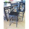 Image 7 : RH Restoration Hardware Wooden Table 72"x40"x42"H & 6 Stools  20"x17"x40"H