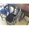 Image 9 : RH Restoration Hardware Wooden Table 72"x40"x42"H & 6 Stools  20"x17"x40"H