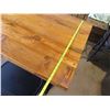Image 9 : Custom Recycled Wood Table 30"x30" w/ RH Base & 2 Chairs 18"x18"x34"H