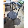 Image 5 : Custom Recycled Wood Table 30"x30" w/ RH Base & 2 Chairs 18"x18"x34"H