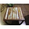 Image 2 : Square Distressed Wood Table Bali Boo 32"x32"x18"H