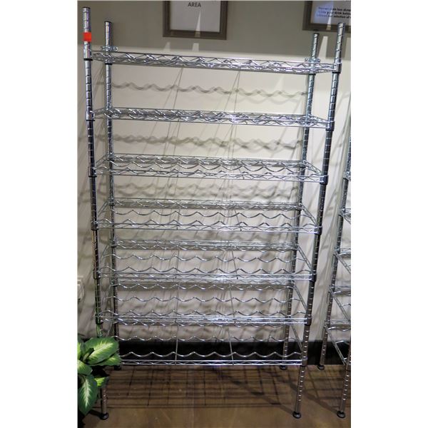 Freestanding Wire 6 Tier Adjustable Wine Bottle Storage Rack