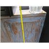 Image 10 : Distressed Wood 2 Door Cabinet w/ Inside Shelving 31"x14"43"H (Contents Not Included)