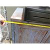 Image 9 : Distressed Wood 2 Door Cabinet w/ Inside Shelving 31"x14"43"H (Contents Not Included)