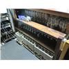 Image 11 : Wooden 2 pc Bar 142"L w/ Indonesian Reclaimed Boat Planks & 5 RH Stools 17"x17"x35"H