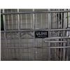 Image 4 : Uline Rolling Steel Locking Wine Cage Security Cart (Contents not included)