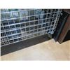 Image 3 : Uline Rolling Steel Locking Wine Cage Security Cart (Contents not included)