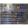 Image 2 : Uline Rolling Steel Locking Wine Cage Security Cart (Contents not included)
