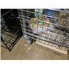 Image 4 : Uline Rolling Steel Locking Wine Cage Security Cart (Contents not included)