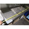Image 8 : Wash & Lavar Metal Double Basin Utility Sink w/ 2 Ledges 60"x20"x37"H