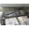 Image 9 : Wash & Lavar Metal Double Basin Utility Sink w/ 2 Ledges 60"x20"x37"H