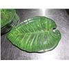 Image 2 : Qty Approx. 18 Green Leaf Serving Plates 16"L