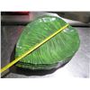 Image 5 : Qty Approx. 18 Green Leaf Serving Plates 16"L
