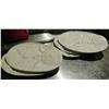 Image 1 : Qty 10 Oval Green Honu Turtle Serving Plates 18"x11"
