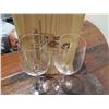 Image 3 : Qty 20  Stemmed Wine Goblet Glasses