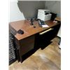 Image 1 : Wooden Desk, Approx. 72" x 36" x 30" H