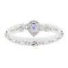 Image 2 : 3.97 ctw Tanzanite and Diamond Bracelet - 18KT White Gold