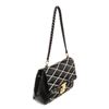 Image 2 : Louis Vuitton Black Leather Malletage Pochette Flap Bag