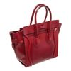Image 3 : Celine Red Leather Micro Luggage Tote Bag