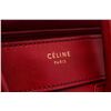 Image 5 : Celine Red Leather Micro Luggage Tote Bag