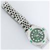Image 6 : Rolex Ladies Stainless Steel Green Diamond & Emerald 26MM Datejust Wristwatch