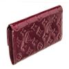 Image 3 : Louis Vuitton Red Vernis Leather Sarah Wallet