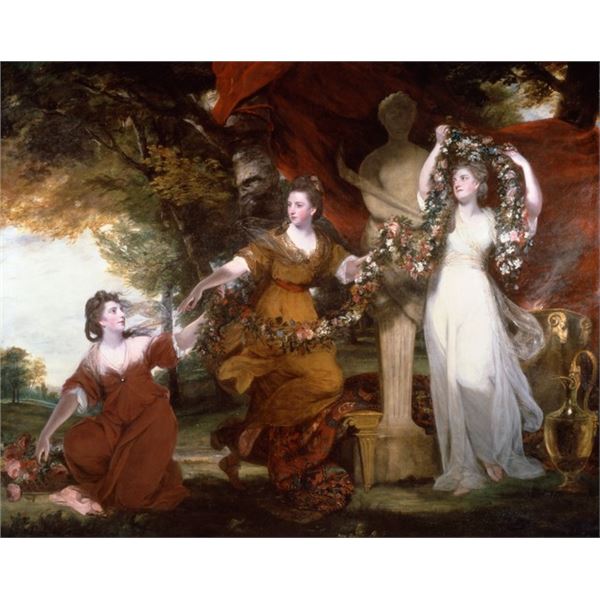 Sir Joshua Reynolds - Three Ladies Adorning a Term of Hymen