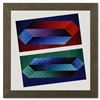 Image 1 : Tridim (T, TT) de la serie Hommage A L'Hexagone by Vasarely (1908-1997) by Vasar