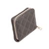 Image 2 : Marc Jacobs Grey Quilted Leather Compact Zippy Wallet