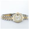 Image 4 : Rolex Ladies 2 Tone MOP String Diamond Oyster Perpetual Datejust Wristwatch With