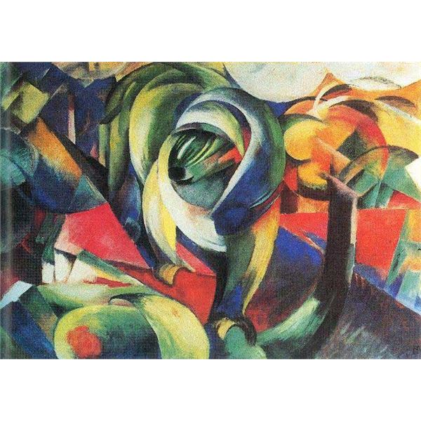 Franz Marc -The Mandrill