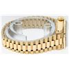 Image 3 : Rolex Ladies 18K Yellow Gold Sapphire And Champagne Index President Wristwatch W