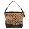 Image 1 : Coach Brown Canvas Leather Shoulder Bag
