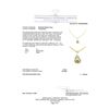 Image 3 : 0.04 ctw Diamond and Pearl Pendant & Chain - 14KT Yellow Gold