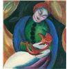 Image 1 : Franz Marc - Girl with Cat II